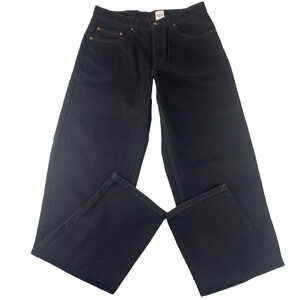 VTG 90's Levis 550 Jeans  Zip Mens 33 x36 Relaxed Fit Classic‎ Black Y2K NWT